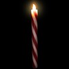 Northlight Flickering Candy Cane Striped Flameless Tapered Christmas Candles - 9.5" - Red and White - Set of 4 - 4 of 4