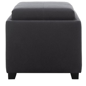 Harrison Single Tray Ottoman  - Safavieh - 1 of 4