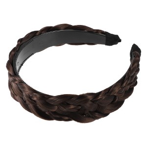Unique Bargains Women's Headband 1.5" Wide 1 Pc - 1 of 4
