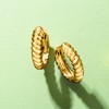 Pure Collection by Ross-Simons 18kt Gold Vermeil Shrimp Huggie Hoop Earrings - 3 of 4