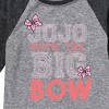 Boys' JoJo Siwa Big Bow Jojo  - Athletic Heather/Heather Black - Small - 2 of 4