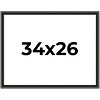 PosterPalooza | Antique Black Picture Frame - UV Acrylic, Backing Board, Hanging Hardware Included - 2 of 4