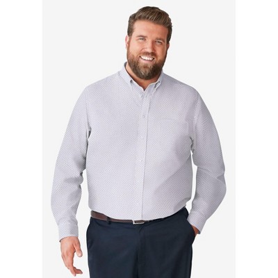 KingSize Men's Big & Tall Tall Wrinkle-Free Long-Sleeve Dress Shirt Tall