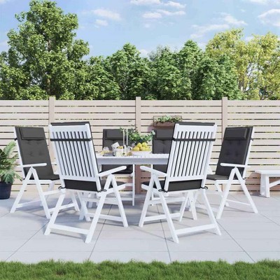 Highback Chair Cushion Set of 6 vidaXL