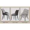 Wooakway Luxury Velvet Dining Chair Two-piece Set, Modern and Minimalist Design, Essential for Home and Restaurant Use - 3 of 4