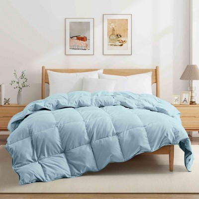 Peace Nest Lightweight White Feather Down Fluffy Comforter Duvet Insert