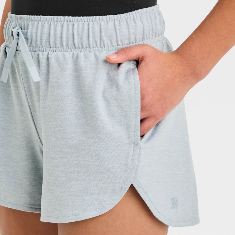 Girls' Soft Stretch Shorts - All In Motion™, 4 of 5