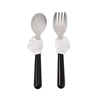 Disney Minnie Mouse Helping Hands Fork /& Spoon