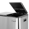 Elama 2 Section 30 Liter/ 8 Gallon Each Section Trash and Recycling Step Bin with Slow Close Mechanism - 4 of 4