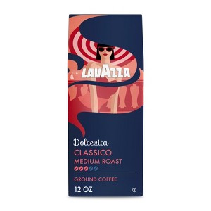 Lavazza Dolcevita Classico Ground Coffee Blend Medium Roast, 12 oz (Pack of 6) - 1 of 2