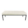 Tufted Metal Bench - HomePop - 2 of 4
