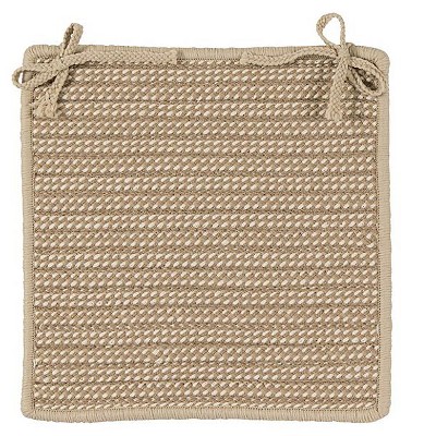 Colonial Mills Boat House - Natural Chair Pad, Set of 4