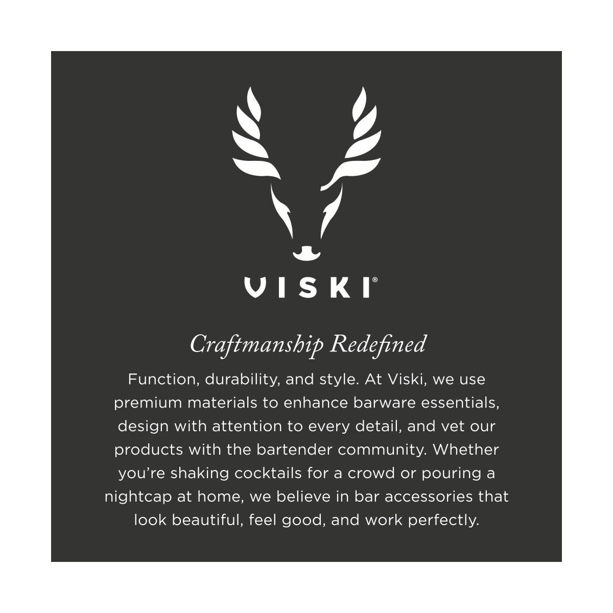 Viski Cocktail Picks, Set of 6 Stainless Steel - thumbnail 5