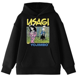 Bioworld Usagi Yojimbo and Mariko Youth Black Graphic Hoodie - 1 of 3