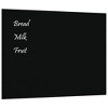 vidaXL Wall-mounted Magnetic Board Black 31.5"x23.6"Â Tempered Glass - 2 of 4