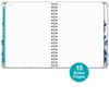 Global Printed Products Hardcover AY 2025-2026 Fashion Planner - 8.5"x11" (Blue Bloom) - 4 of 4