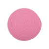 Unique Bargains Trivet Round Rope Woven Mat Cotton Non-woven Fabric 7.87"x7.87"x0.31" - 3 of 3