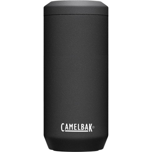 12oz Slim Can Cooler | Jet Black - Leak-Proof, BPA Free