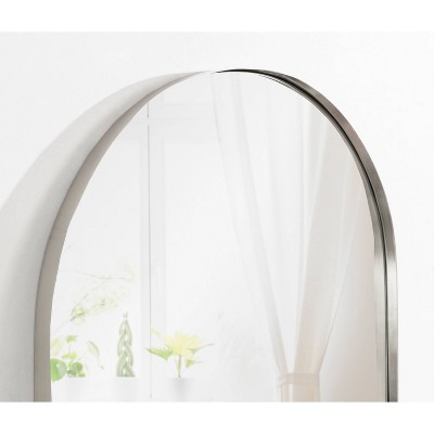 Silver Full Length Rectangular Wall Mirror