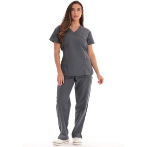 Just Love Women's Scrub Sets Medical Scrubs (Mock Wrap) - Comfortable and Professional Uniform in - 1 of 1