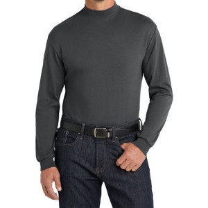 Mafoose Men's Casual Long Sleeve Interlock Knit Coller Mock Turtleneck Sweaters - 1 of 4