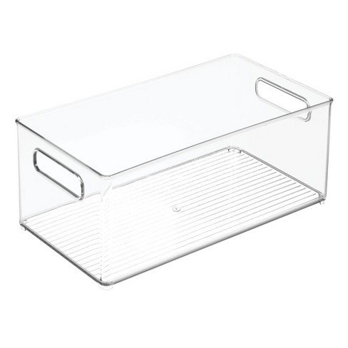 Mdesign Plastic Kitchen Food Storage Organizer Bin Clear Target