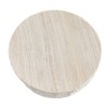 Airsurfer Round, 36-inch Natural Stone Coffee Table Stone Finish Round Coffee Table Contemporary Accent for Living Room Centerpiece - 2 of 4