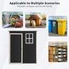 5x3Ft Resin Outdoor Storage Shed, Waterproof Utility Tool Shed W/Lockable Door, Side Window And Air Vents, Garden Shed House For Backyard Patio Lawn - 3 of 4