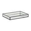 Cheung's Veldra Black Rectangular Fluted Glass Tray - Large - 4 of 4