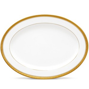 Noritake Crestwood Gold Medium Oval Serving Platter - 1 of 4