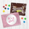 20ct It's a Girl M&M's Baby Shower Candy Favor Packs (20ct) - Milk Chocolate- by Just Candy - 2 of 4
