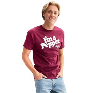 Seven Times Six Dr. Pepper T-Shirt Men's I'm A Pepper Novelty Graphic Print Tee - 1 of 4