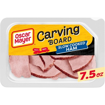 Oscar Mayer Carving Board Slow Cooked Ham Sliced Lunch Meat - 7.5oz