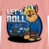 Girls' - Paw Patrol - Chase Let's Roll Fitted Short Sleeve Graphic T-Shirt - 2 of 4