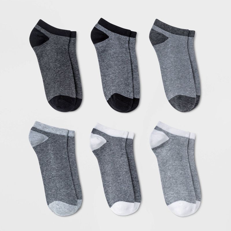 Women's 6pk Low Cut Socks - A New Day™ 4-10, 1 of 3