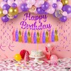 KatchOn, Pink and Purple Birthday Decorations - Huge, Pack of 66 | Purple Happy Birthday Banner, Girl Birthday Decorations - 2 of 4