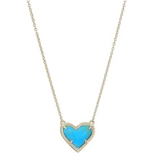 Heart Pendant Necklace Adjustable Chain Length Fashion Jewelry for Women - 1 of 4