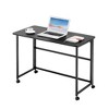 Racxily Folding Desk Small Foldable Desk for Small Space, Writing Computer Desk, Home Office Foldable Office Desk for Bedroom, black - 4 of 4