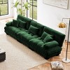 3-Seater Sectional Sofa Deep Seat Sofa Couch Chenille Soft Comfy Upholstered Sofa for Living Room, Apartment-Tanpinhause - 4 of 4