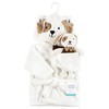 Hudson Baby Unisex Baby Plush Bathrobe and Toy Set, Dog, One Size - 2 of 4
