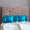 PiccoCasa Satin Retro Luxury Silky with Ruffle Envelope Closure Pillowcases 2 Pcs - 2 of 4