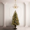 4' Prelit LED Glittery Bristle Entrance Artificial Christmas Tree Warm White Lights - National Tree Company - 2 of 3