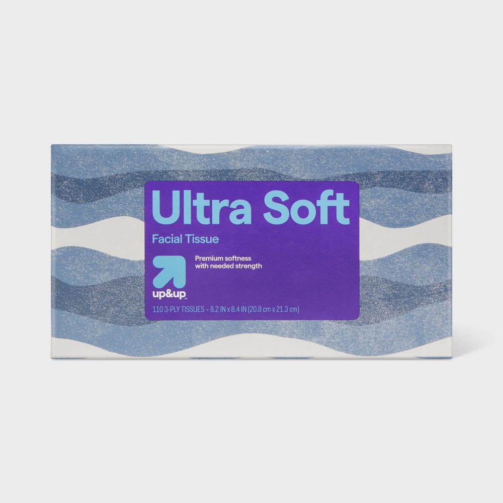Ultra Soft Facial Tissue - 1pk/110ct - up&up™