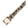 INSPIRE CHIC Women Leopard Print Retro 0.7" Width Faux Fur Leather Waistband Belts 1Pc - 2 of 4