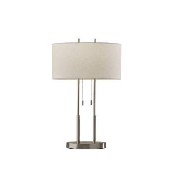 Duet Table Lamp Silver - Adesso