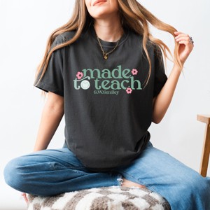 Simply Sage Market S.W.Smiley Made To Teach Garment Dyed Tee - 1 of 4