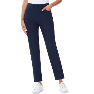 Clearlove Women's Golf Performance Work Pants Stretch Tech Fabric Slim Fit Business Casual Trousers with Moisture Wicking - 1 of 4