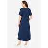 Woman Within Plus Size Layered Knit Empire Dress - 3 of 4