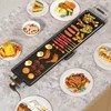 Costway 35" Extra Large electric Teppanyaki Grill with Adjustable Temperature Thermostats and Drip Tray - 2 of 4