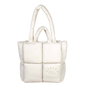 NFL Denver Broncos Sand Puff Tote Bag: Quilted Lightweight Sports Handbag - 1 of 1